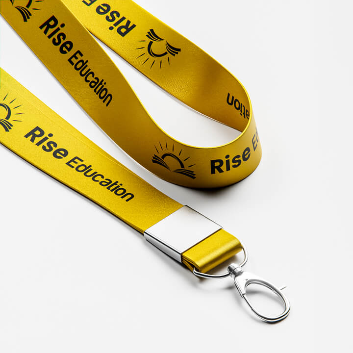 Logo printed lanyard