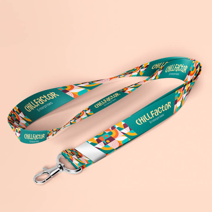 Multi-color lanyard