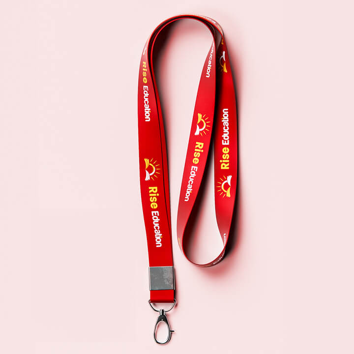 Single color lanyard