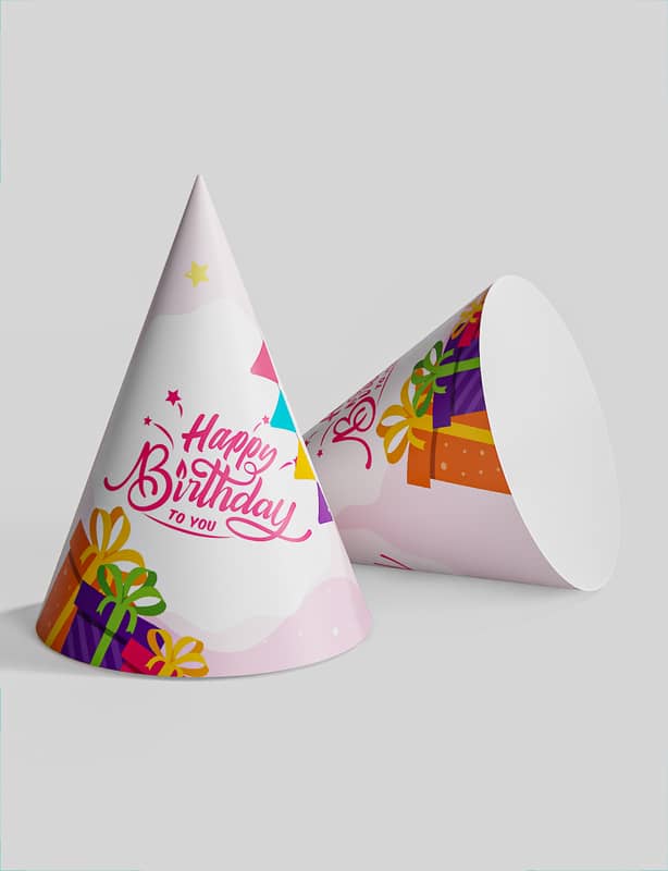 Paper Birthday caps