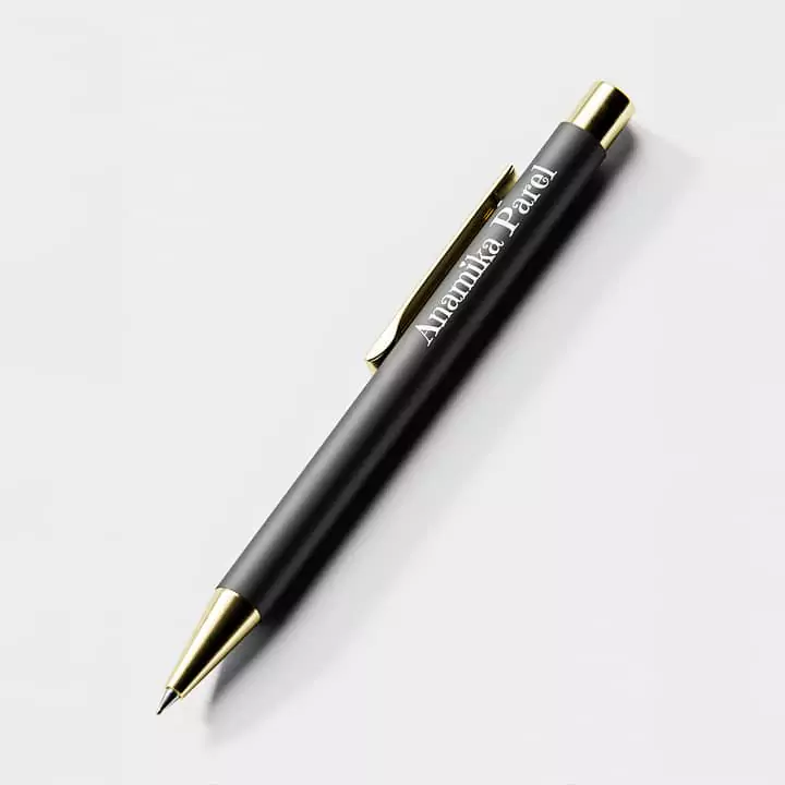 Pen with golden touch
