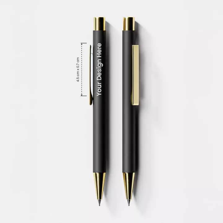 Pen with golden touch