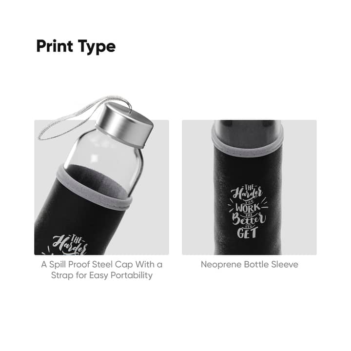 Pure Stream Glass bottle