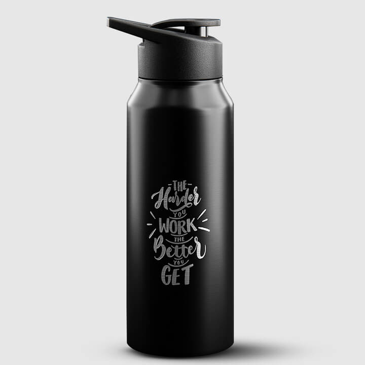 Single Wall Stainless Steel Sports Bottle