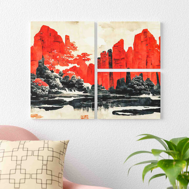 Split Canvas Gallery Wraps