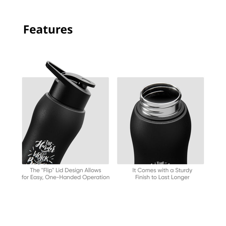 Steel Grip Sports bottle