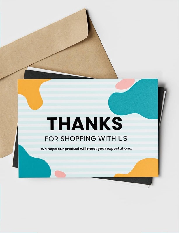 Thank You card