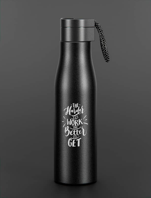 Water Bottle with Magnetic Cap