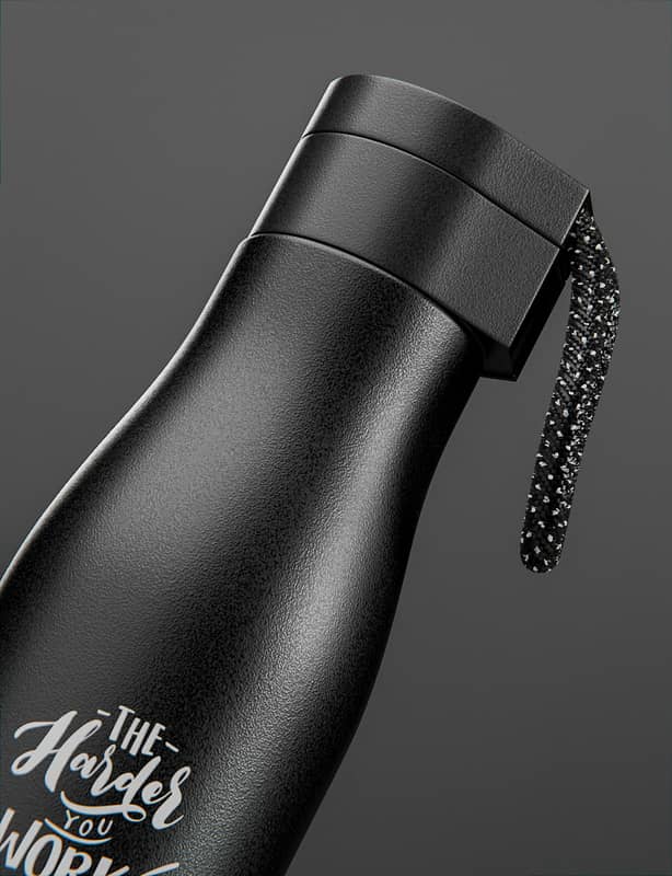 Water Bottle with Magnetic Cap