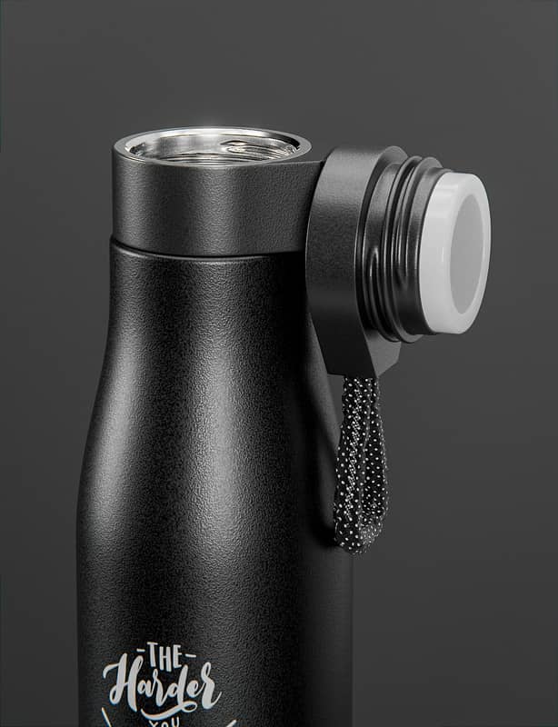 Water Bottle with Magnetic Cap